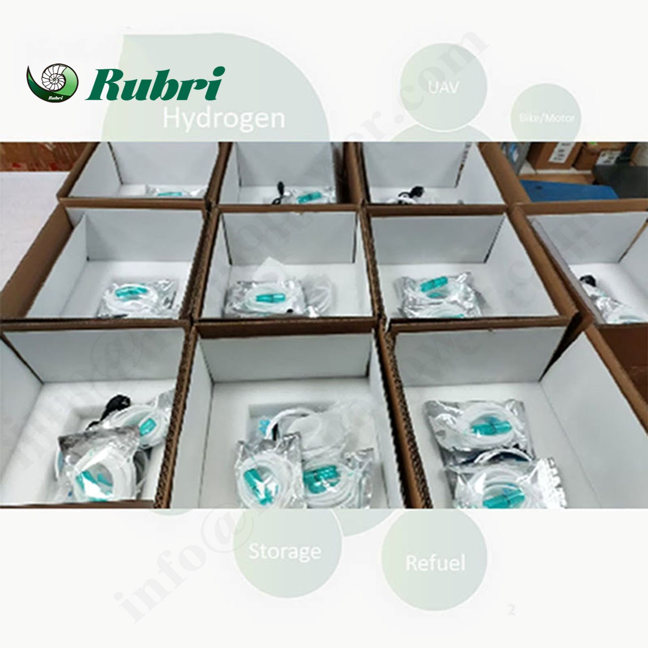 10 مجموعات من آلات استنشاق الهيدروجين