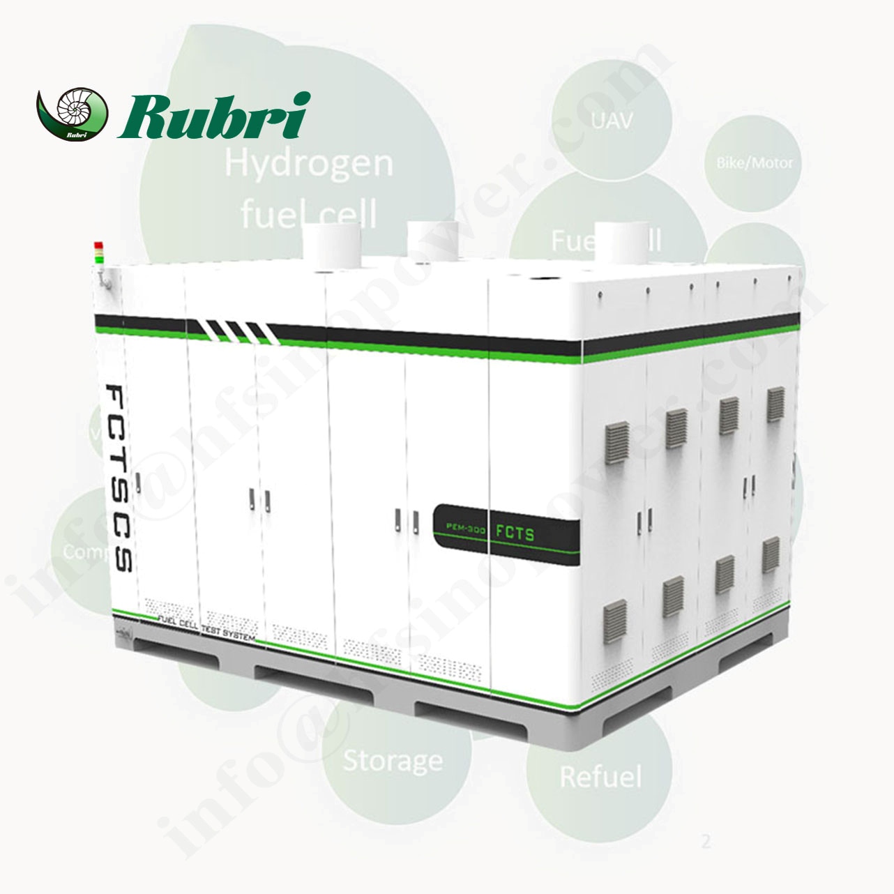 150kW منضدة اختبار خلية وقود الهيدروجين