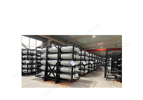 أول حاوية خزان هيدروجين أسطوانية من النوع الرابع تخرج بنجاح من خط الإنتاج في الصين